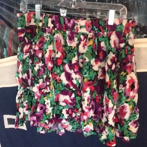 Flower skirt.